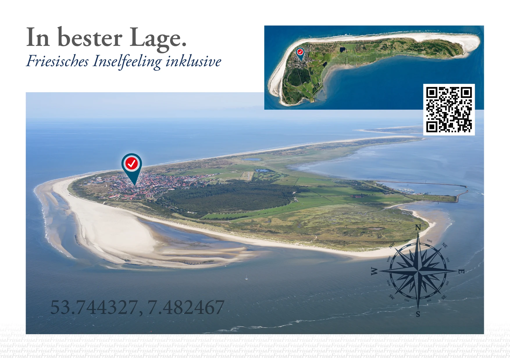 Lage des Projekts auf Langeoog